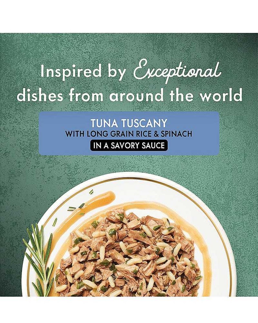 Cats Purina Wet Cat Food | Fancy Feast Medleys Tuna Tuscany With Long Grain Rice & Spinach In A Savory Sauce