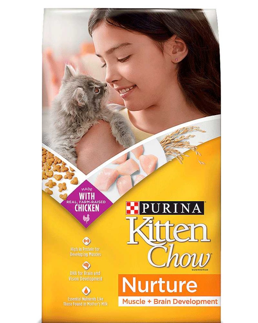 Cats Purina Dry Cat Food | Kitten Chow Nurture Muscle & Brain Development