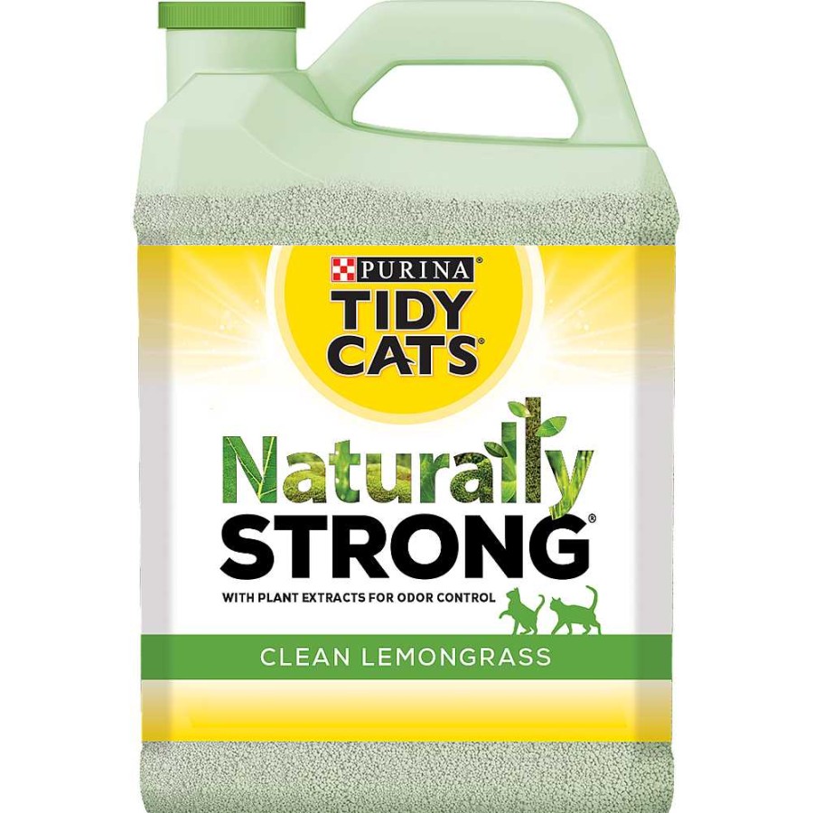 Cats Purina Clumping Litter | Tidy Cats Naturally Strong Clean Lemongrass Scented Cat Litter