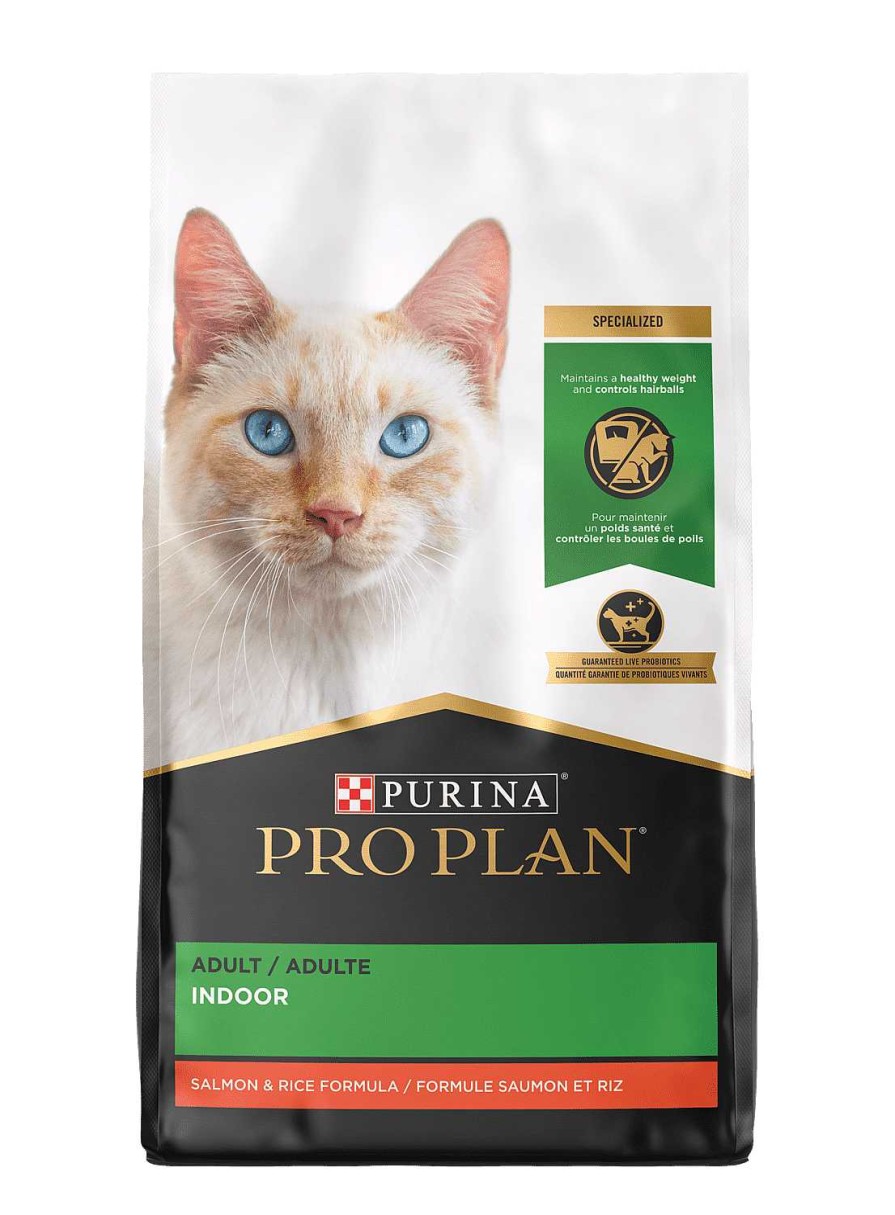 Cats Purina Dry Cat Food | Pro Plan Adult Indoor Salmon & Rice Formula Dry Cat Food