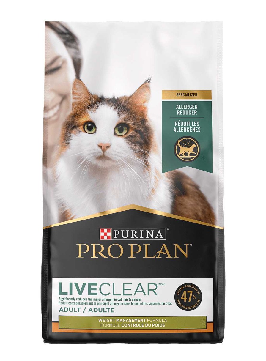 Cats Purina Dry Cat Food | Pro Plan Liveclear Adult Weight Management Chicken & Rice Allergen Reducing Cat Food