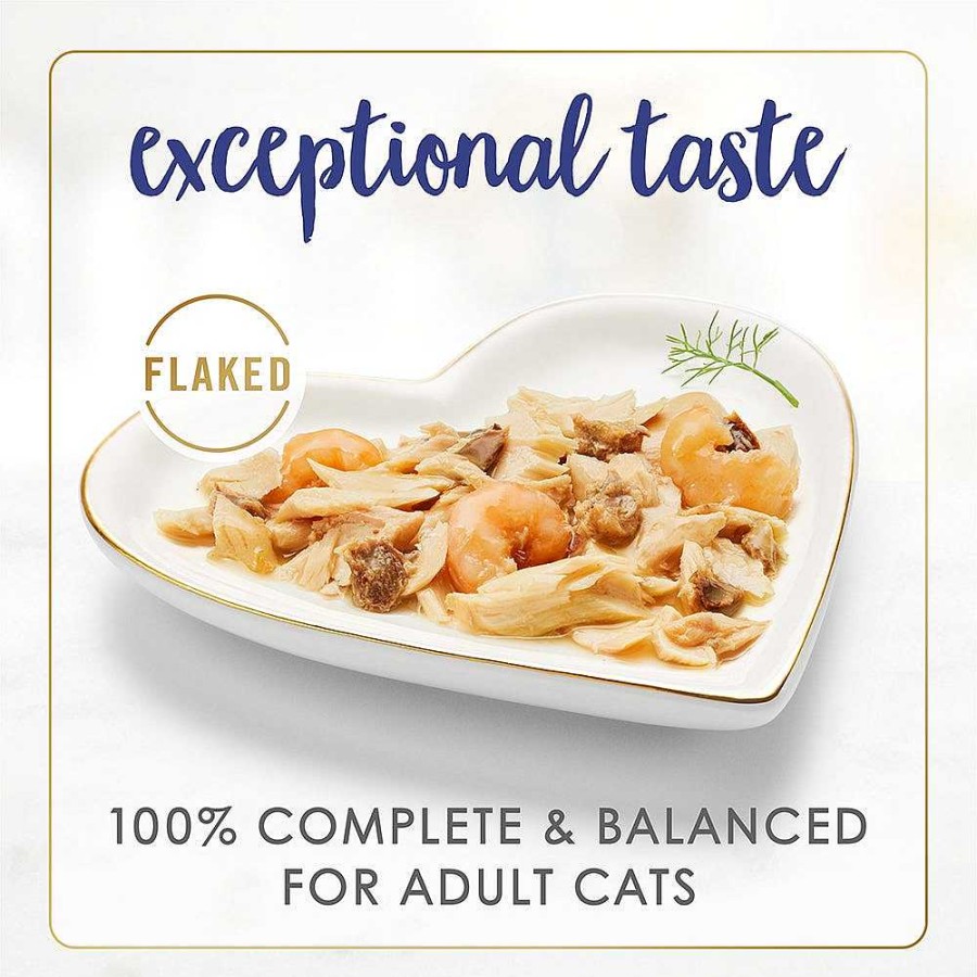 Cats Purina Wet Cat Food | Purina Fancy Feast Wet Cat Food Flaked Fish And Shrimp Feast