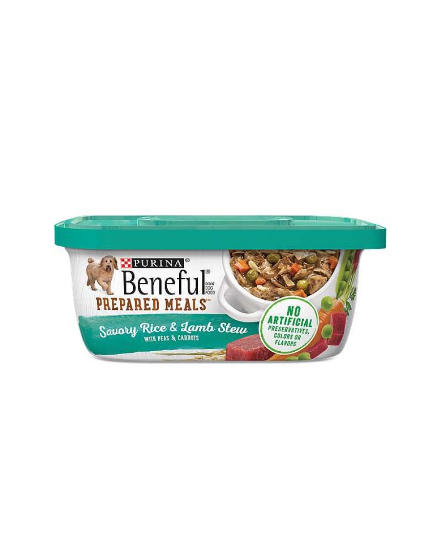 Dogs Purina Wet Dog Food | Beneful Prepared Meals Savory Rice & Lamb Stew Wet Dog Food