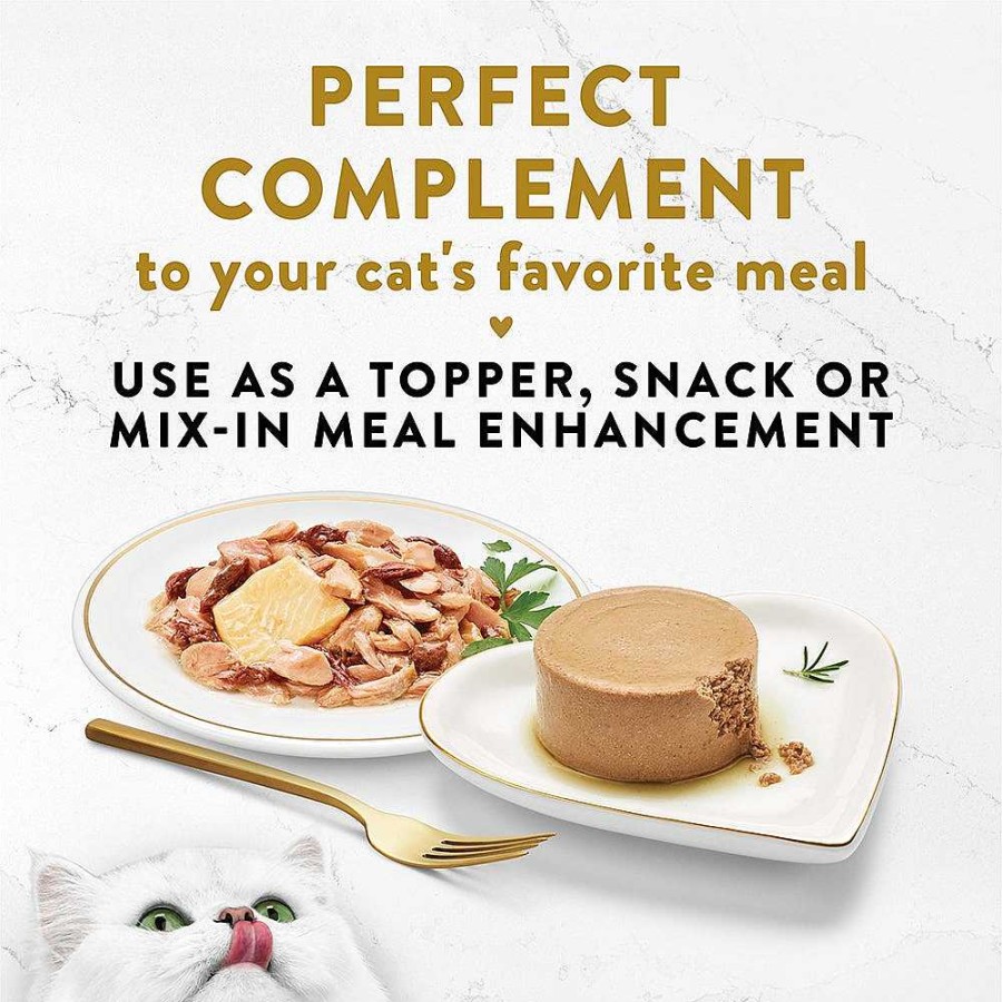 Cats Purina Cat Toppers & Complements | Purina Fancy Feast Appetizers Grain Free Wet Cat Food Complement Skipjack Tuna Appetizer With A Sole Cat Food Topper