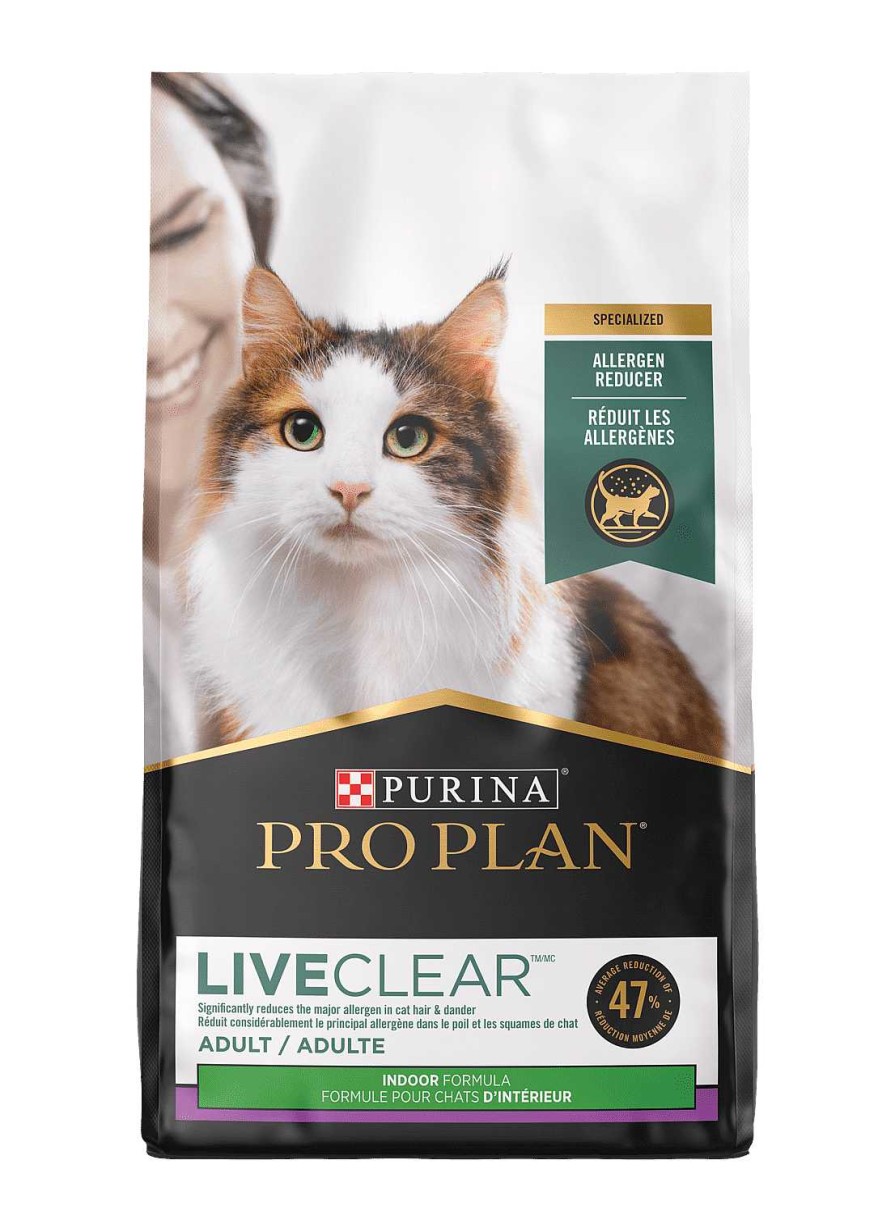 Cats Purina Dry Cat Food | Pro Plan Liveclear Adult Indoor Turkey & Rice Allergen Reducing Cat Food