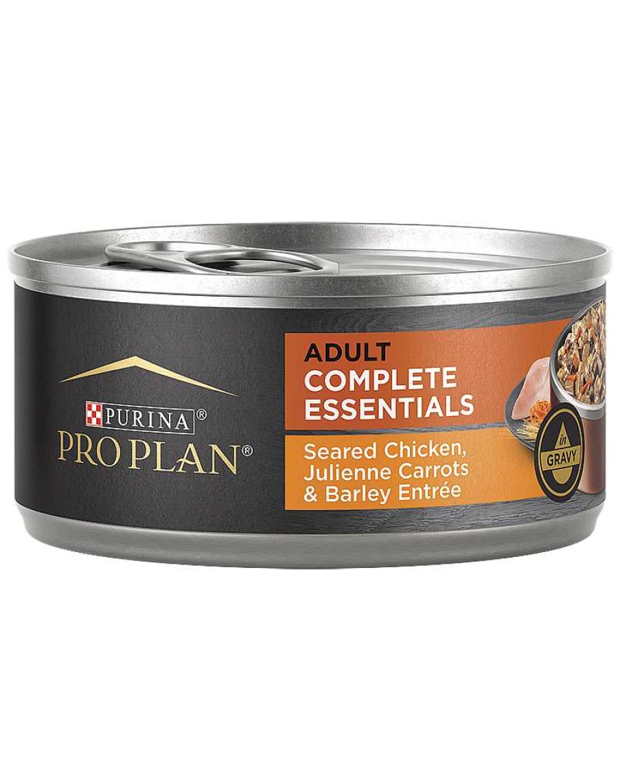 Dogs Purina Wet Dog Food | Pro Plan Complete Essentials Adult Seared Chicken, Julienne Carrots & Barley Entr E In Gravy Wet Dog Food