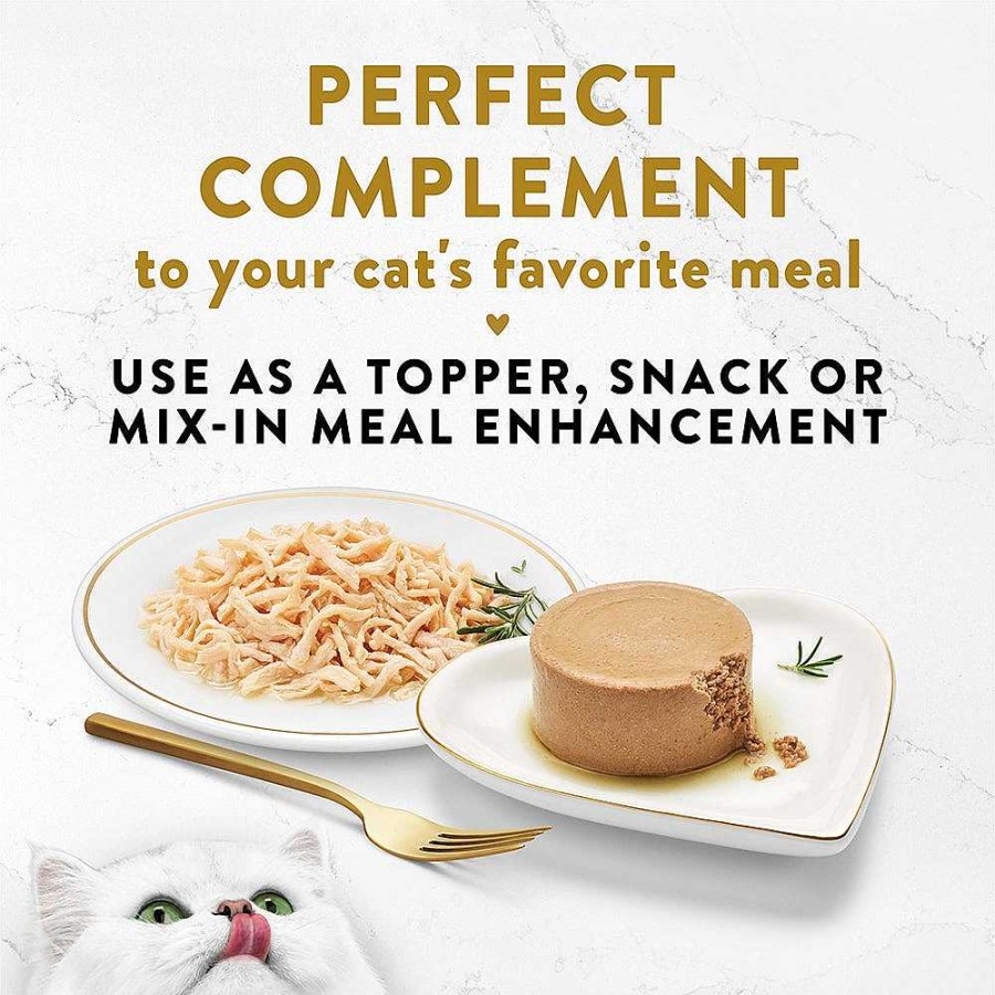 Cats Purina Cat Toppers & Complements | Fancy Feast White Meat Chicken Appetizer In A Savory Tuna Broth