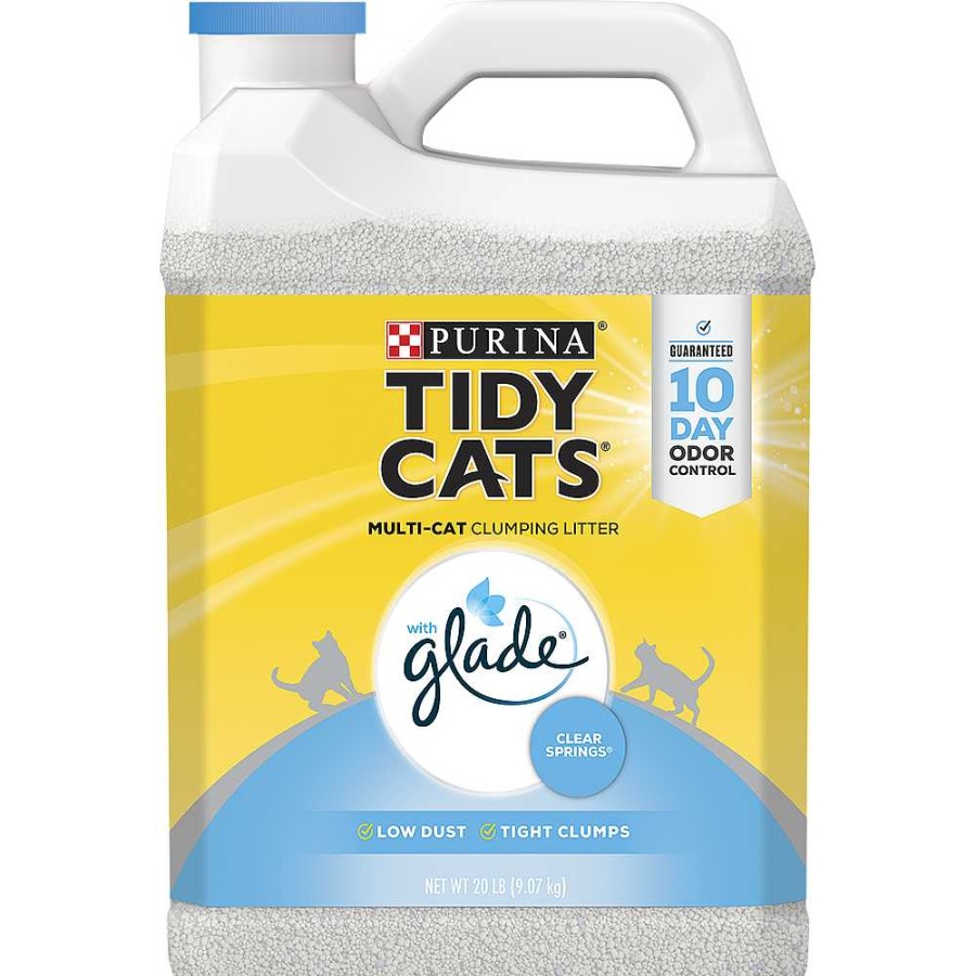 Cats Purina Clumping Litter | Tidy Cats® With Glade® Clear Springs® Clumping Cat Litter